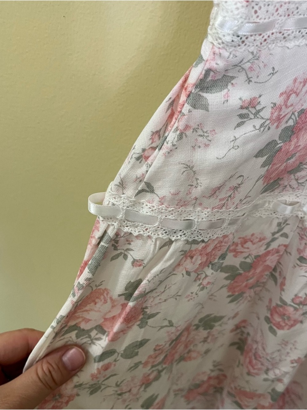 NEW Altar’d State Pink Floral Maxi Dress Size Large NWT - Picture 5 of 8